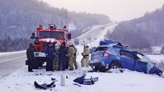 Winter road accidents 2015