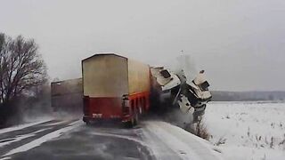 Winter car accident 2015