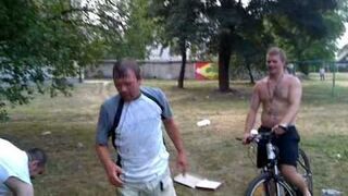 Pobudka osiedlowego pijaczka