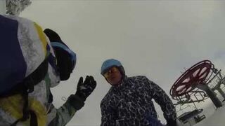 Tak wygląda kultura narciarza na stoku. Zieleniec