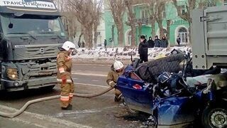 Russian car accidents 2015