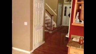 Chciał wystraszyć tatusia