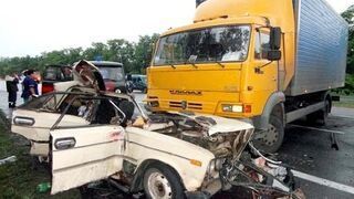 Russian car accidents. 2015