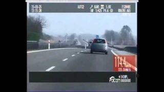 135 km/h i wyprzedzanie radiowozu podczas nauki jazdy