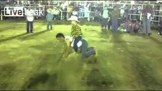 Ludzkie rodeo, jak skręcić kark dziecku...