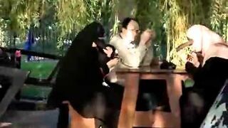 Muzułmanki na lodach