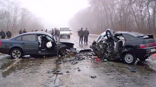 Russian car accidents march 2015