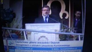 Przemowa człowieka oderwanego od rzeczywistości!