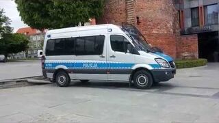 Gdańska Policja przed Hiltonem "w akcji"!