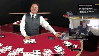 Przegrał 5 tyś. dolarów w Blackjacka. Zobacz reakcję!