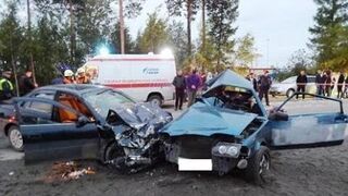 Car accident. Accidents with pedestrians